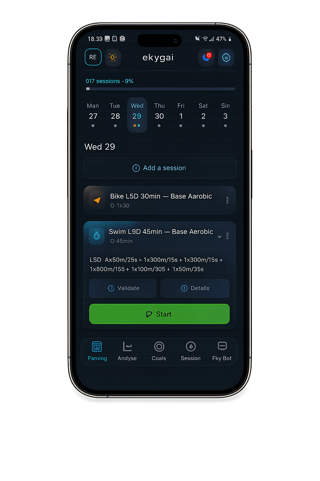 Screenshot 3 of the EKYGAI app