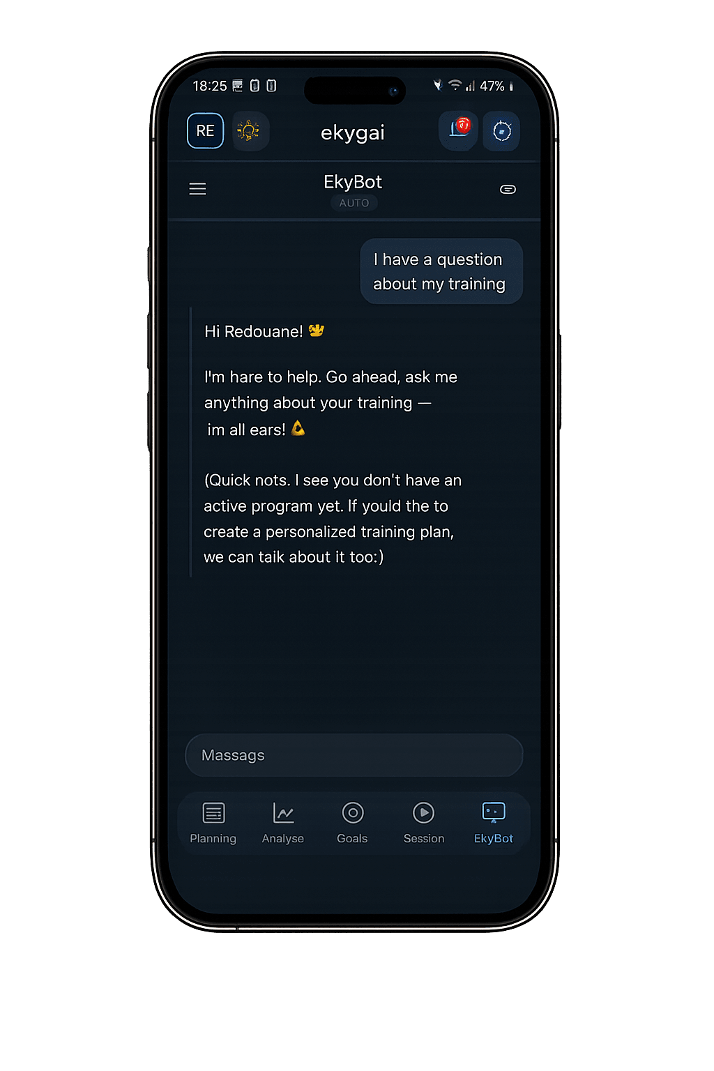 Screenshot 4 of the EKYGAI app
